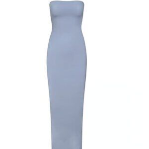 SKIMS Fits Everybody Strapless Body-Con Dress Color Slate Size Small